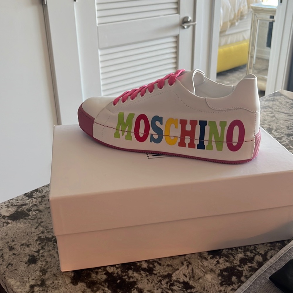 Moschino Pink Sneakers